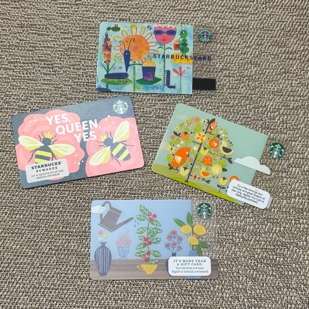 STARBUCKS Garden 🪴 & Insect 🐝 Gift Cards